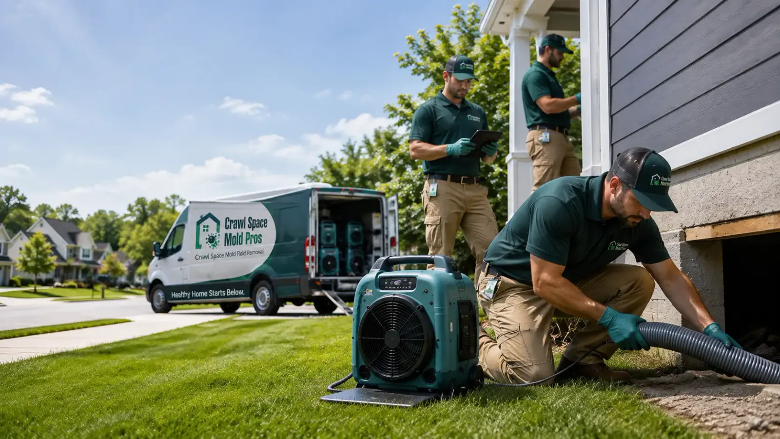Crawl Space Mold Removal in Mitchell, NE